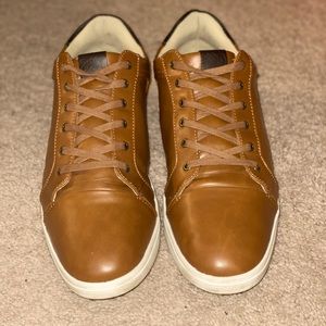 Casual Brown Leather Shoes